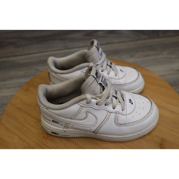 Nike Shoe Toddler 10C White Sneaker Air Force 1 CW0986-100 11/20/19 02/10/20 - Picture 1 of 16